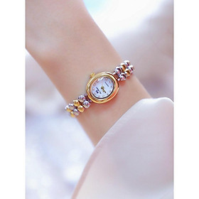 Đồng hồ thời trang nữ Bs Bee Sister dây hạt đậu DAU D333 - Bạc