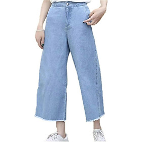 Quần baggy nữ ống rộng , cạp cao