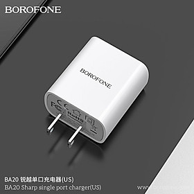 Mua Củ Sạc Nhanh Borofone BA20 Dòng 2.1A Chống Cháy Nổ -Hàng Chính Hãng