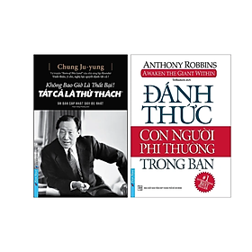 Combo Sách Kĩ Năng Chiến Thắng Chính Mình Để Thành Công : Không Bao Giờ Là Thất Bại! Tất Cả Là Thử Thách + Đánh Thức Con Người Phi Thường Trong Bạn ( Tặng Kèm Móc Khóa Siêu Xinh )