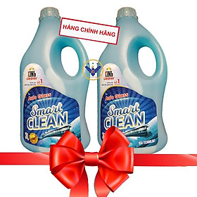 Hình ảnh Combo 2 Nước rửa kính xe ô tô siêu sạch đậm đặc KING CLEANER màu xanh dịu nhẹ