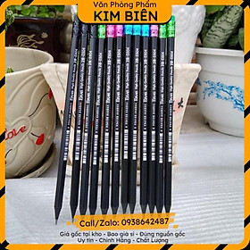 ️sỉ vpp,sẵn hàng️ Bút chì gỗ đen 2B có tẩy ERAS E602, dành cho học sinh, sinh viên, văn phòng ... - VPP Kim Biên