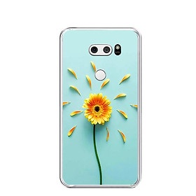 Ốp lưng dẻo cho điện thoại LG V30 - 0468 SUNFLOWER02 - Hàng Chính Hãng
