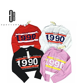 Áo croptop tay dài nữ tập gym yoga chất cotton siêu đẹp freesize nhiều màu