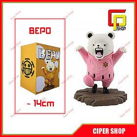 Mô hình Gấu Bepo 14cm Law - Figure Bepo Hoa Tiêu Law