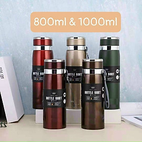 Mua Bình giữ nhiệt bottle sport  inox 304 cao cấp nhiều màu