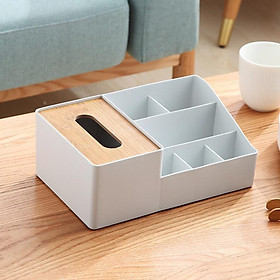Mua Hộp khăn giấy Kệ đựng mỹ phẩm Khay đựng giấy ăn Kệ để bàn mini Hộp đựng giấy ăn tiện ích G7M