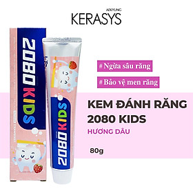 Kem đánh răng trẻ em cao cấp Hàn Quốc 2080 Kids (Tinh chất hương Dâu) 80gr