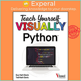 Hình ảnh Sách - Teach Yourself VISUALLY Python by Guy Hart-Davis (US edition, paperback)