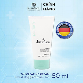 J10 Kem dưỡng giúp giảm mụn Purifiante - 24h Clearing Cream 50ml - Jean d'Arcel