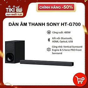 Mua Loa thanh Sony 3.1 Ch HT- G700 (400W) - Hàng chính hãng