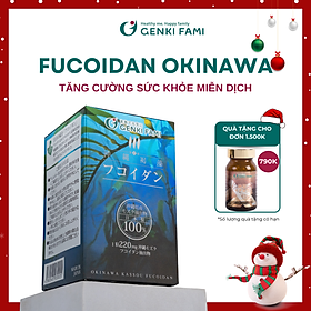 Fucoidan Genki Fami Nhật Bản, Tăng Cường Đề Kháng, Miễn Dịch, Hỗ Trợ Ngăn Ngừa Ung Bướu Hộp 150 viên