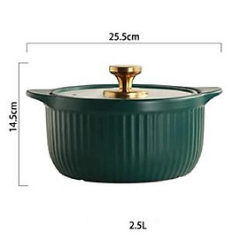 Mua NỒI SỨ 2 5 L HẦM GÀ HẦM CHÁO CHỊU NHIỆT ĐỘ CAO AN TOÀN CHO SỨC KHỎE GIA ĐÌNH