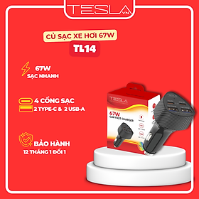 Mua Củ sạc xe hơi hàng chính hãng TESLA TL14 67W | Bảo hành 12 tháng 1 đổi 1 | Made in Việt Nam