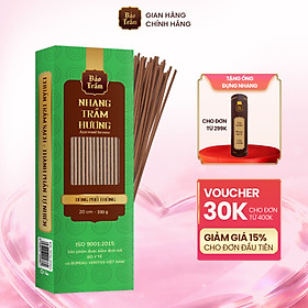Nhang Trầm – Hộp Xanh Lá 600g | Bảo Trầm | Thơm Dịu, Không Hóa Chất, Dùng Cúng Lễ