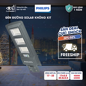 Đèn đường Philips Deco Solar All-in-One streetlight BRC050 LED40/ LED20/ LED10 (KIT/ NOT)