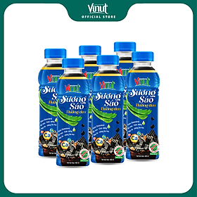 [FREE SHIP] Lốc 6 chai Sương Sáo Đường đen Vinut 450ml thanh mát, bổ dưỡng