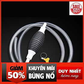 Dụng cụ bơm hút rượu xăng dầu chất lỏng bóp tay - ống hút xăng dầu chất lỏng bóp tay, dụng để hút RƯỢU, NƯỚC BỂ CÁ