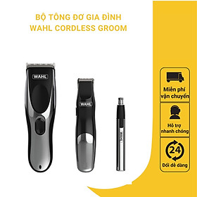 Bộ tông đơ dành cho gia đình WAHL Cordless Groom Pro đủ bộ 23 chi "Hàng chính hãng"