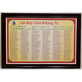 Mua Tranh chữ- Lời dạy của Khổng Tử