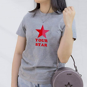 Áo thun nữ in họa tiết " Your Star " xinh xắn phong cách trẻ trung, chất vải dày đẹp