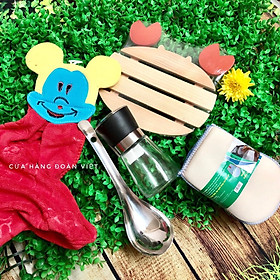 Mua Combo Dụng Cụ Nhà Bếp gồm 5 món - Khăn lau chén  ( lau tay )  xay tiêu  muỗng cơm  bợ và rế nồi