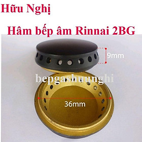 Đâu hâm bếp gas âm sử dụng cho dòng bếp Rinnai RVB-2BG