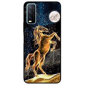 Ốp lưng dành cho Vivo Y20 - Y20s - Y12s mẫu Chú Ngựa Vàng