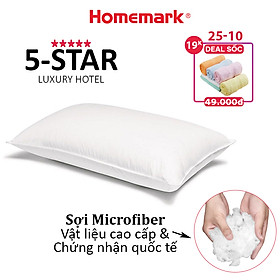 Mua Ruột gối trẻ em  ruột gối nằm cho bé lông vũ microfiber cao cấp Hanvico by Homemark chất liệu 100% cotton sợi nhân tạo kháng khuẩn kích thước 35x50cm