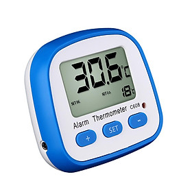 Custom Alerts Digital LED Reptile Vivarium Temperature Humidity Meter Thermometer Hygrometer