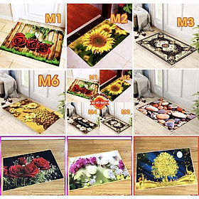 Mua Thảm Chùi Chân/Thảm Lau Chân 3D Chống Trượt Thấm Nước (LOẠI DÀY) Hình Thú Đế Cao Su SBK155
