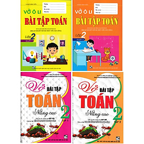 Sách – Combo Vở Bài Tập Toán Cơ Bản & Nâng Cao Lớp 2 (Bám Sát SGK Kết Nối Tri Thức Với Cuộc Sống -Bộ 4 Cuốn)