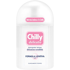 Dung dịch vệ sinh phụ nữ Chilly Delicato Dịu Nhẹ 200ml