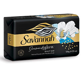 Xà Bông Tắm Hương Nước Hoa Trắng Da, Giảm Mụn Dubai Savannah Luxuriuous Body Bar Soap Pack 120g