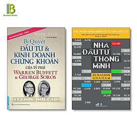 Hình ảnh Combo 2Q Hướng Dẫn Đầu Tư Chứng Khoán: Bí Quyết Đầu Tư & Kinh Doanh Chứng Khoán Của Tỷ Phú Warren Buffett Và George Soros + Nhà Đầu Tư Thông Minh - Tặng Kèm Bookmark Bamboo Books