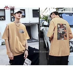 Áo thun tay lỡ form rộng dưới 70kg Daski , áo phông unisex in hình Monkey D.Luffy Gear IV