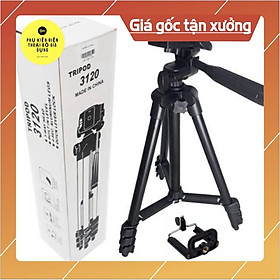 GẬY TRIPOD 3120 CHÂN ĐẾ CHỤP HÌNH LIVETREAM TỪ XA CHUẨN, BỀN  LOẠI 1.