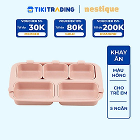 Khay Ăn Trẻ Em Nestique N-11 Cao Cấp 5 Ngăn