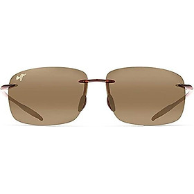 Maui Jim Sunglasses | Breakwall 422 | Rimless Frame, Polarized Lenses, with Patented PolarizedPlus2 Lens Technology