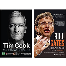 Combo 2 Cuốn Sách : Tim Cook - Thiên Tài Đưa Apple Lên Tầm Cao Mới
+ Bill Gates - Tham Vọng Lớn Lao Và Quá Trình Hình Thành Đế Chế Microsoft