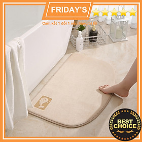 Thảm Chùi Chân, Lau Chân Siêu Hút Nước, Chống Trượt Tốt Nhát, An Toàn Khi Sử Dụng - MẪU 2 - 50x80cm