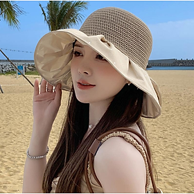 Mũ rộng vành nữ chống nắng chống tia UV cao cấp, nón nữ thời trang phong cách Hàn