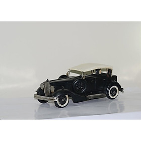 Mô hình xe hơi cổ Châu Âu kim loại trưng bày / Vintage Metal Car handmade Decoration (1904E-7774)
