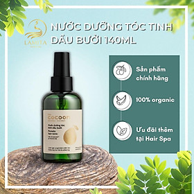 Nước dưỡng tóc tinh dầu bưởi Cocoon giúp giảm gãy rụng và làm mềm tóc 140ml Lamita Hair Spa - LS039 - The Cocoon Original Vietnam