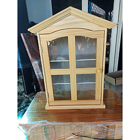 TỦ THUỐC Y TẾ GIA ĐÌNH KIỂU MÁI NHÀ 37x18X 44CM