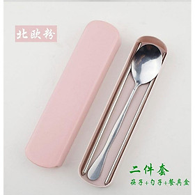 Mua Bộ thìa đũa Inox kèm hộp đựng dạng kéo