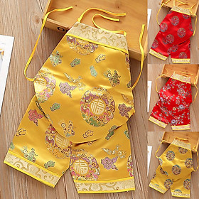 Set bộ yếm gấm mặc tết ,đi chơi siêu cưng hàng cao cấp SE172