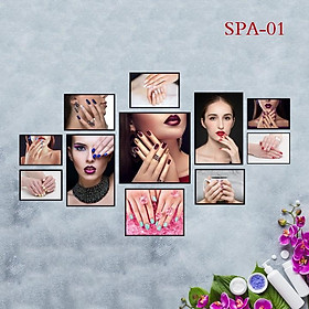 {SALE BÙNG NỔ} Tranh dán tường Spa, thẩm mỹ, massage, nail, salon tóc