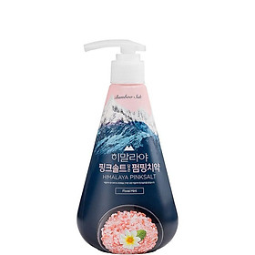 Kem đánh răng dạng vòi Bamboo Salt Muối Hồng Himalaya Pumping Hương Hoa Bạc Hà 285g