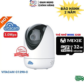 Mua Camera Wifi Vitacam C1290-C - 3.0Mpx Full HD 1296P Chuẩn H265X - Hàng Chính Hãng